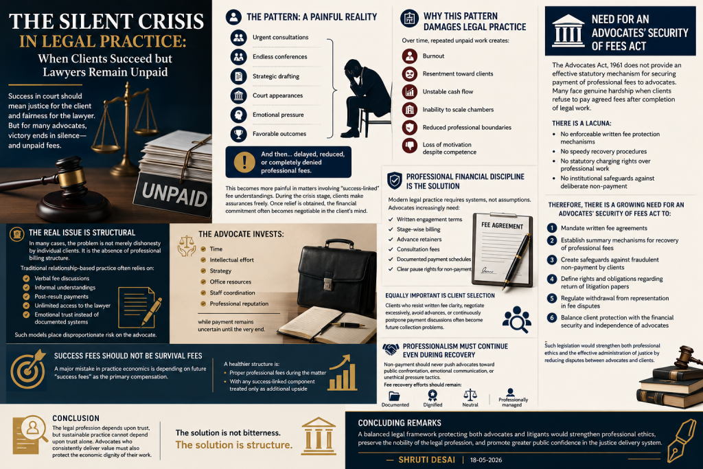 The Silent Crisis in Legal Practice: When Clients Succeed but Lawyers Remain Unpaid
